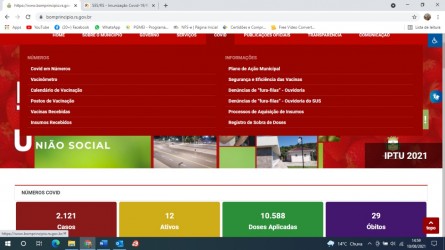 site-agora-traz-dados-da-covid-atualizados-diariamente